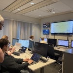 Space Norway ingeniører i operasjonsrommet